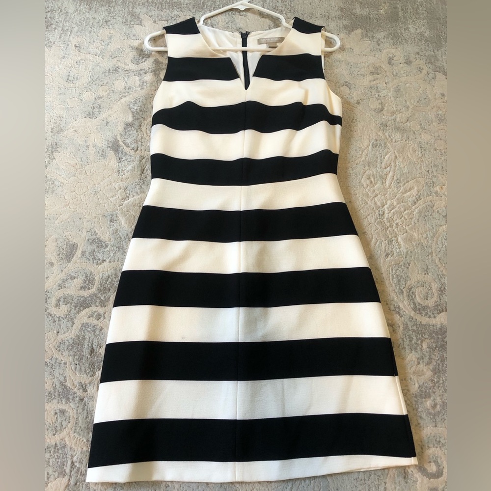 Banana Republic Black White Striped Dress - size 2
